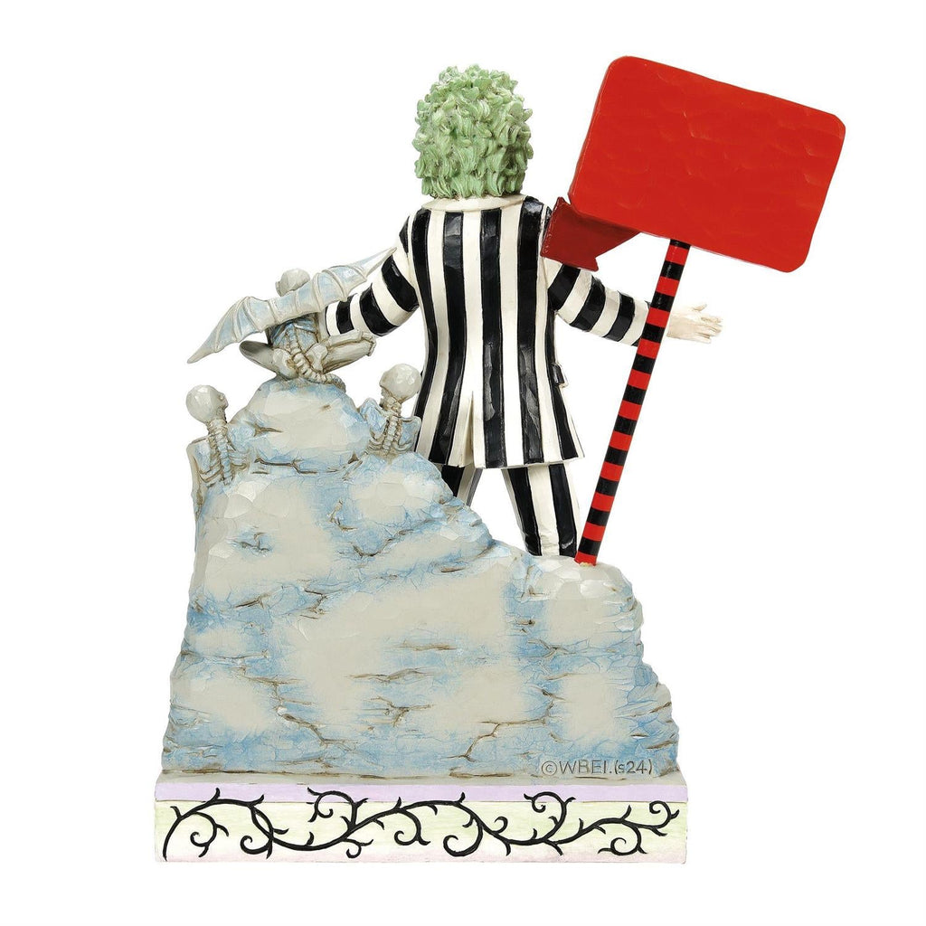 Jim Shore Beetlejuice: Here Lies Betelgeuse With LED Sign Figurine