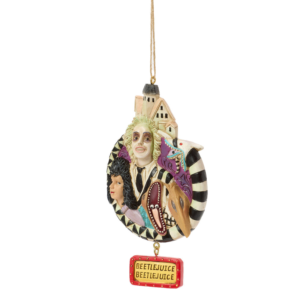 Jim Shore Beetlejuice: Beetlejuice Group Hanging Ornament